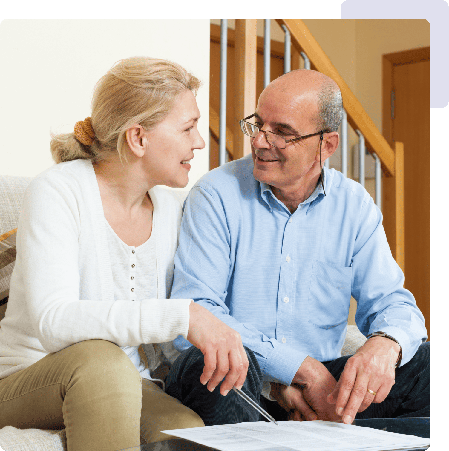Solicitors discussing estate planning documents